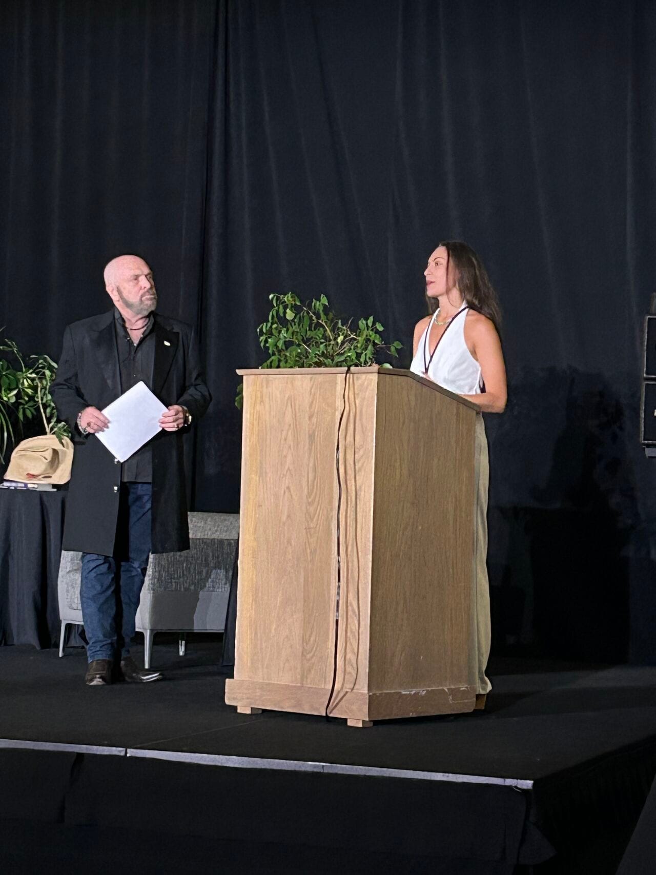 Angelica Sirotin with Rick Tumlinson